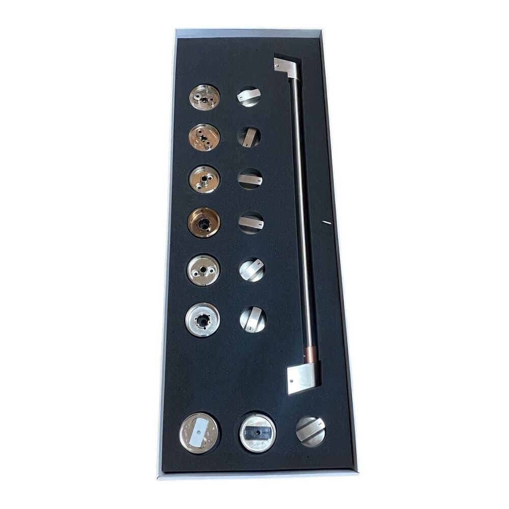 Cafe Brushed Bronze Front Control Electric Knobs and Handle Kit